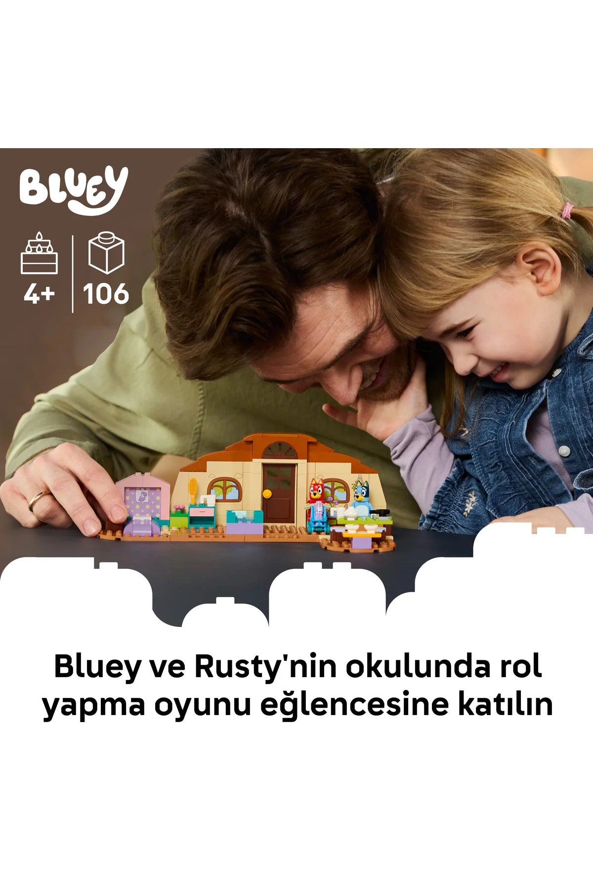LEGO Bluey Rusty ve Bluey ile Okul 11221