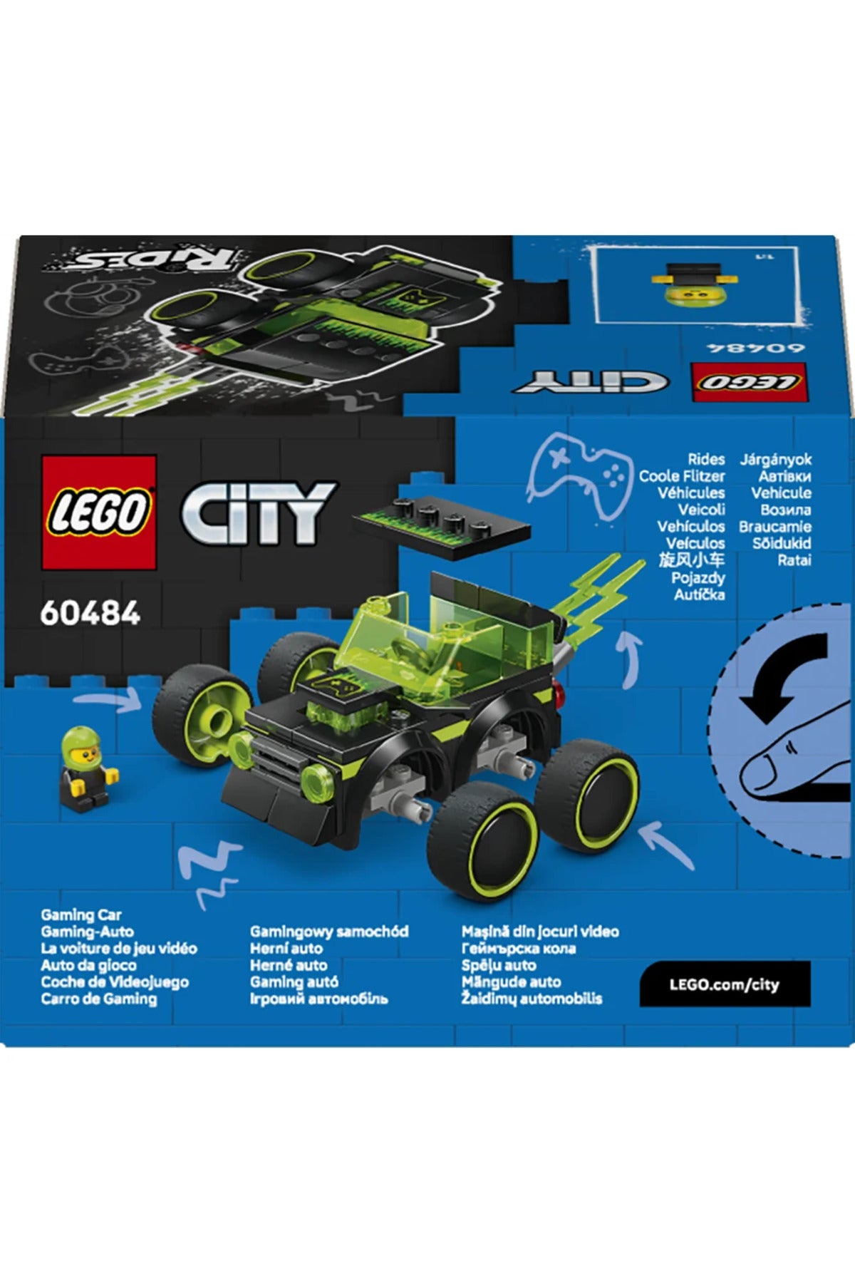 LEGO City Araçlar Video Oyunu Yarış Arabası 60484