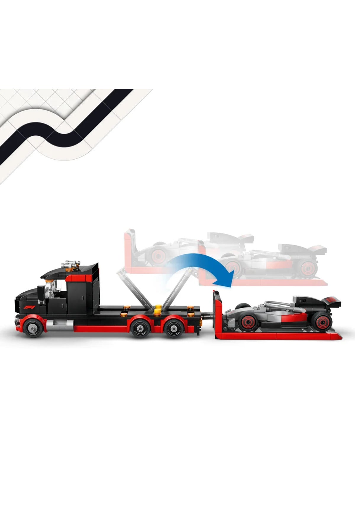 LEGO City Audi F1 Yarış Arabalı F1 Sergileme Kamyonu 60493
