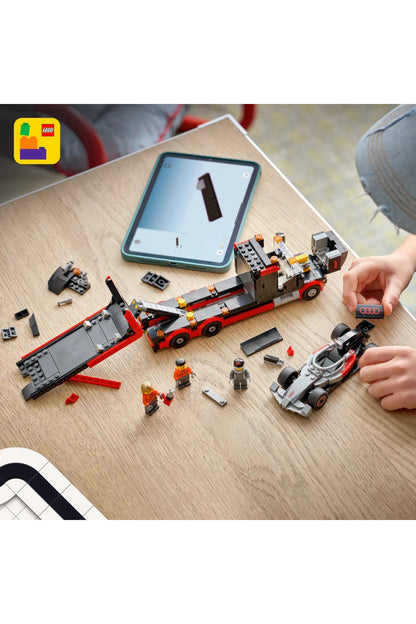 LEGO City Audi F1 Yarış Arabalı F1 Sergileme Kamyonu 60493