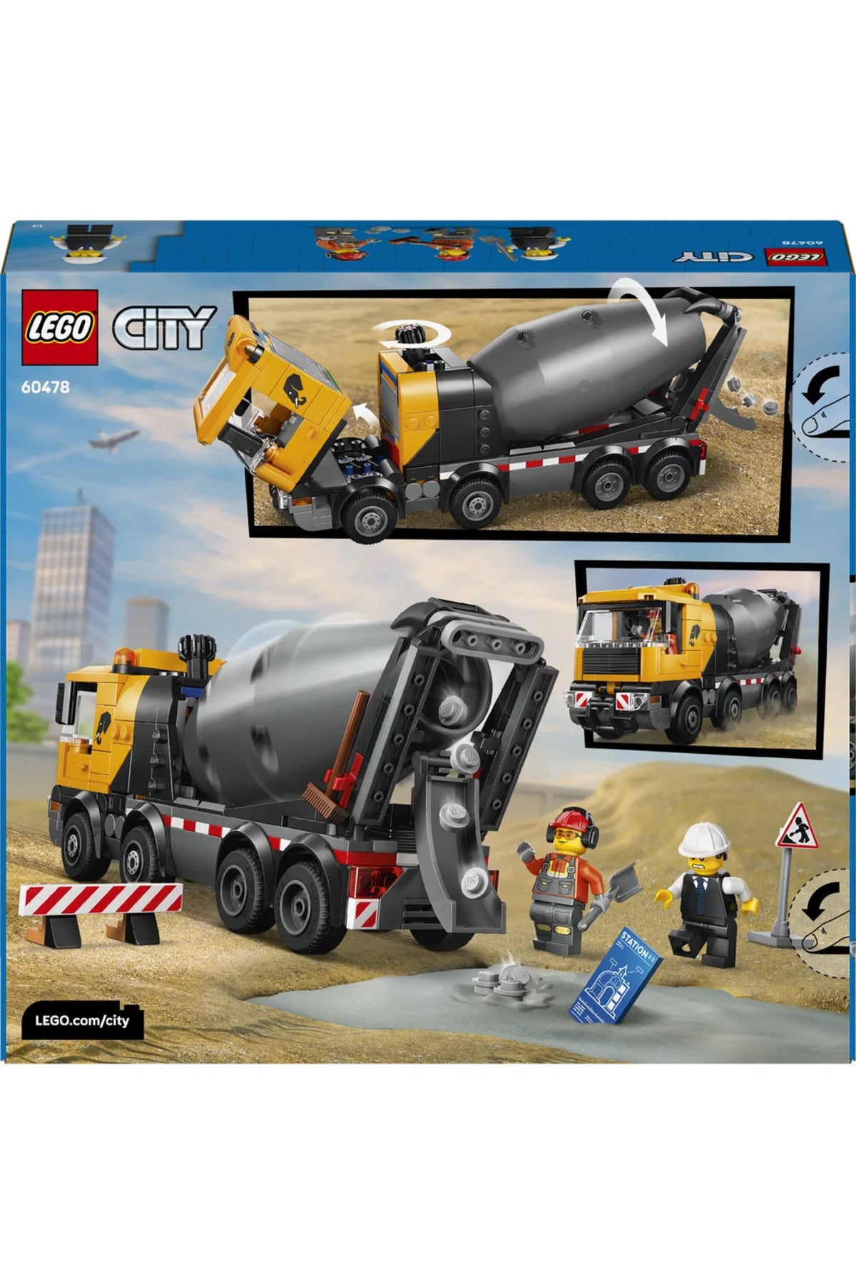 LEGO City Beton Mikseri 60478