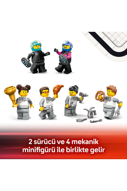 LEGO City F1 Mercedes AMG ve Alpine Arabaları 60444