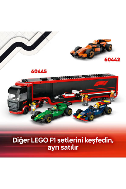 LEGO City F1 Mercedes AMG ve Alpine Arabaları 60444