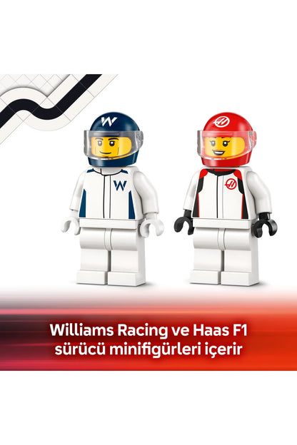 LEGO City F1 Williams Racing ve HAAS F1 60464