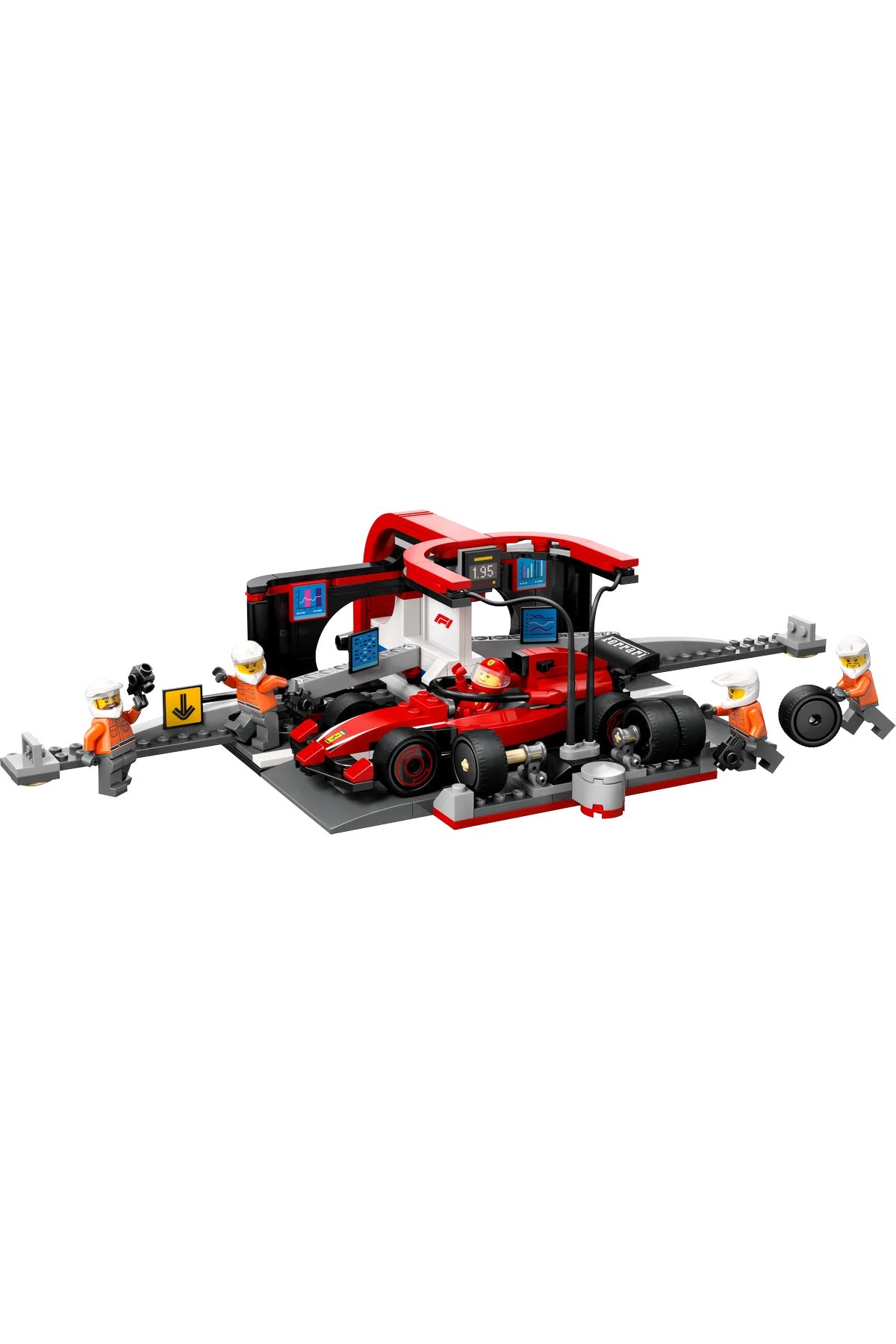 LEGO City Ferrari Arabalı F1 Pit Stop ve Pit Ekibi 60443
