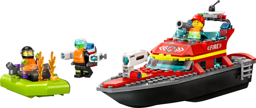 LEGO City İtfaiye Kurtarma Teknesi 60373