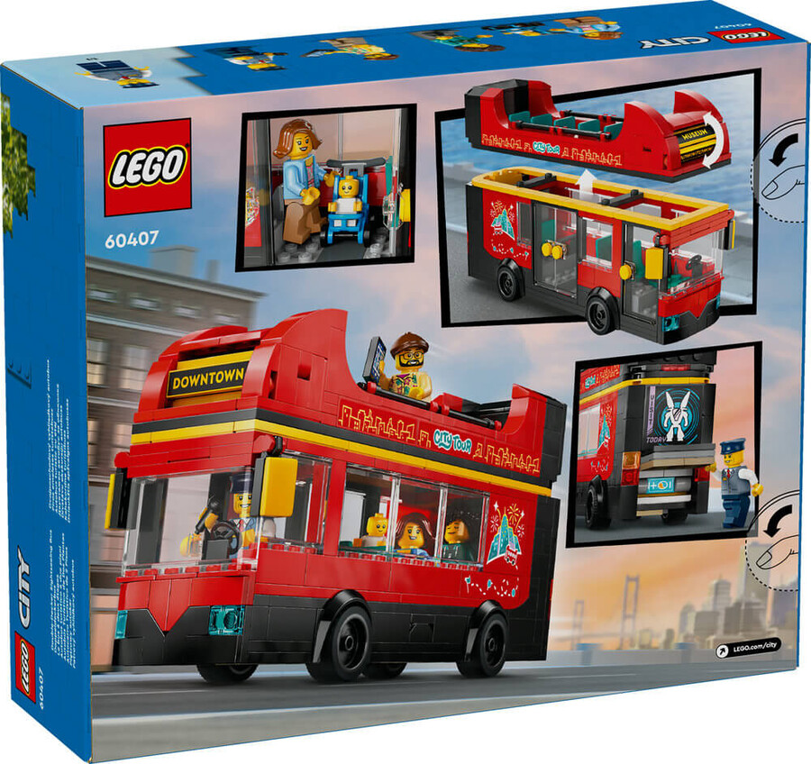 LEGO City Kırmızı İki Katlı Gezi Otobüsü 60407