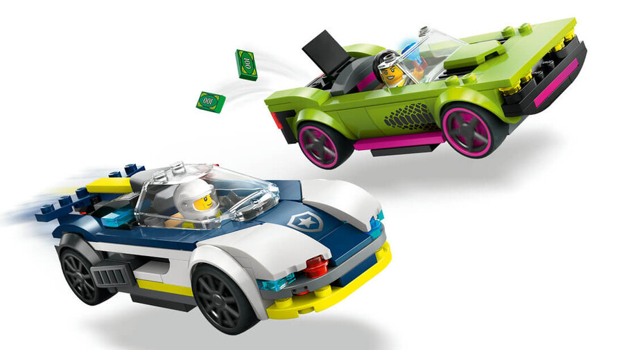 LEGO City Polis Arabası ve Spor Araba Takibi 60415