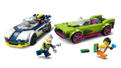 LEGO City Polis Arabası ve Spor Araba Takibi 60415