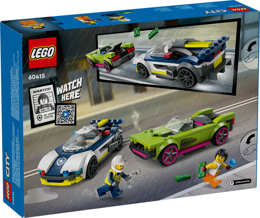 LEGO City Polis Arabası ve Spor Araba Takibi 60415