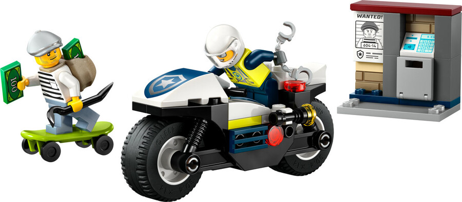 LEGO City Polist Motosikleti Takibi 60455