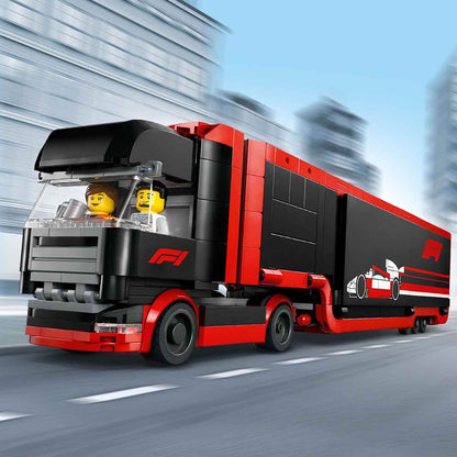 LEGO City RB20 ve AMR24 F1 Arabalı F1 Kamyonu