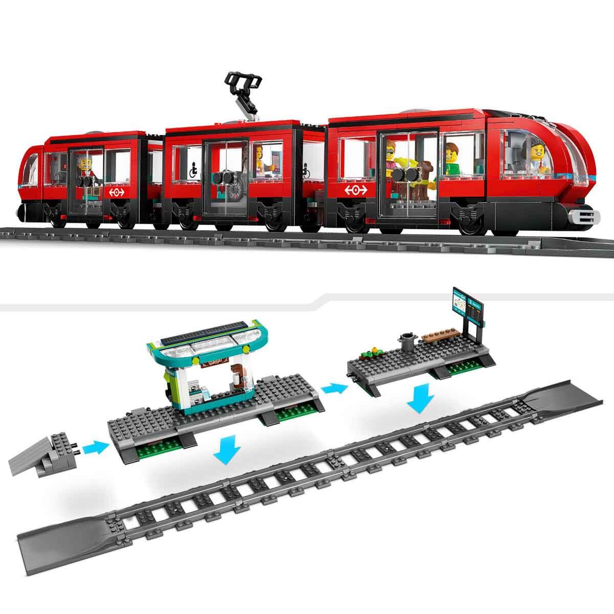 LEGO City Şehir Merkezi Tramway İstasyonu