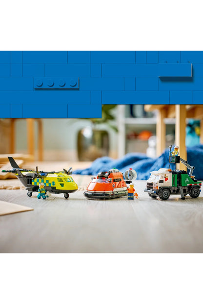 LEGO City Uçak Servis Kamyonu ve Hoverkraft Karışımı 60505
