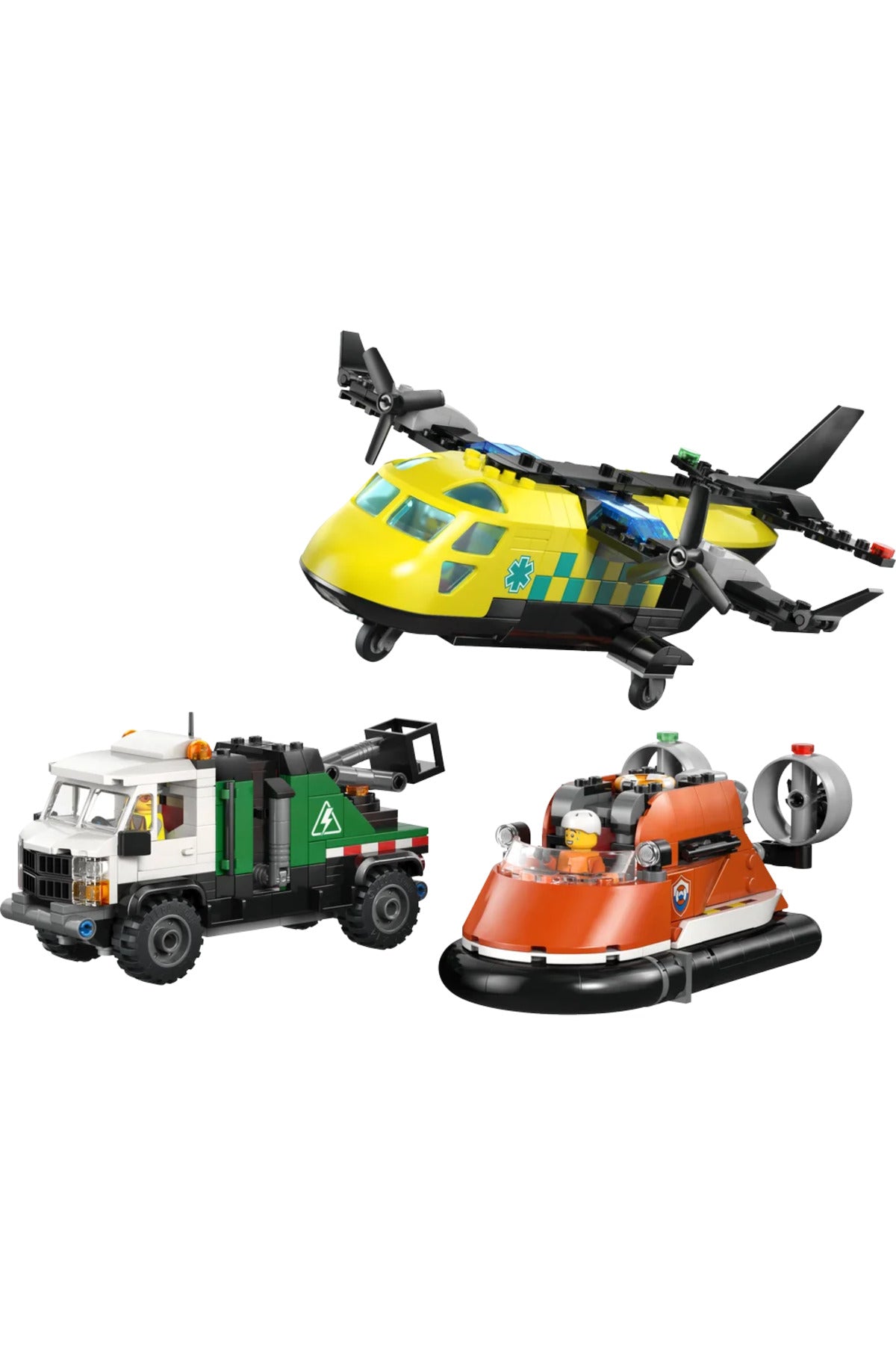 LEGO City Uçak Servis Kamyonu ve Hoverkraft Karışımı 60505