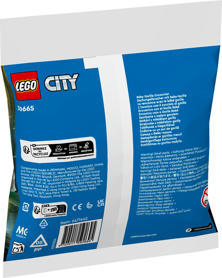 LEGO City Yavru Goril Karşılaşması 30665