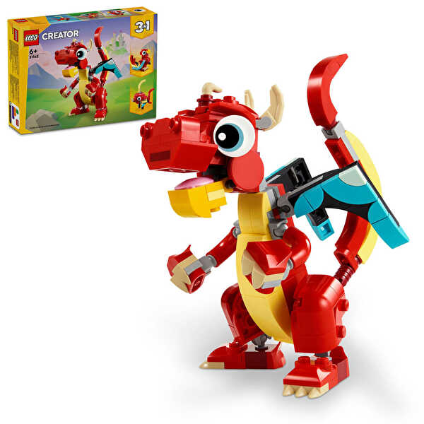 LEGO Creator 3'ü 1 Arada Kırmızı Ejderha 31145