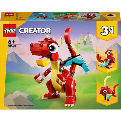 LEGO Creator 3'ü 1 Arada Kırmızı Ejderha 31145