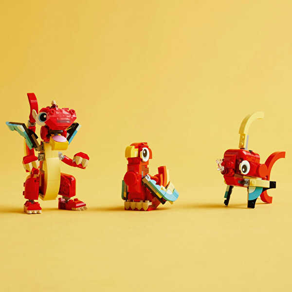 LEGO Creator 3'ü 1 Arada Kırmızı Ejderha 31145