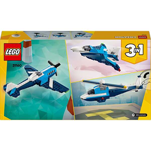 LEGO Creator 3'ü 1 Arada Yarış Uçağı 31160