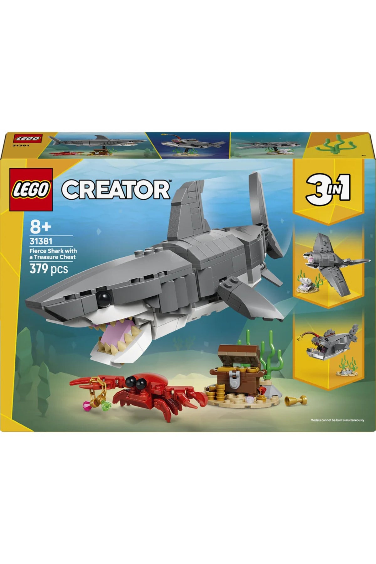 LEGO Creator Acımasız Köpek Balığı ile Hazine Sand 31381
