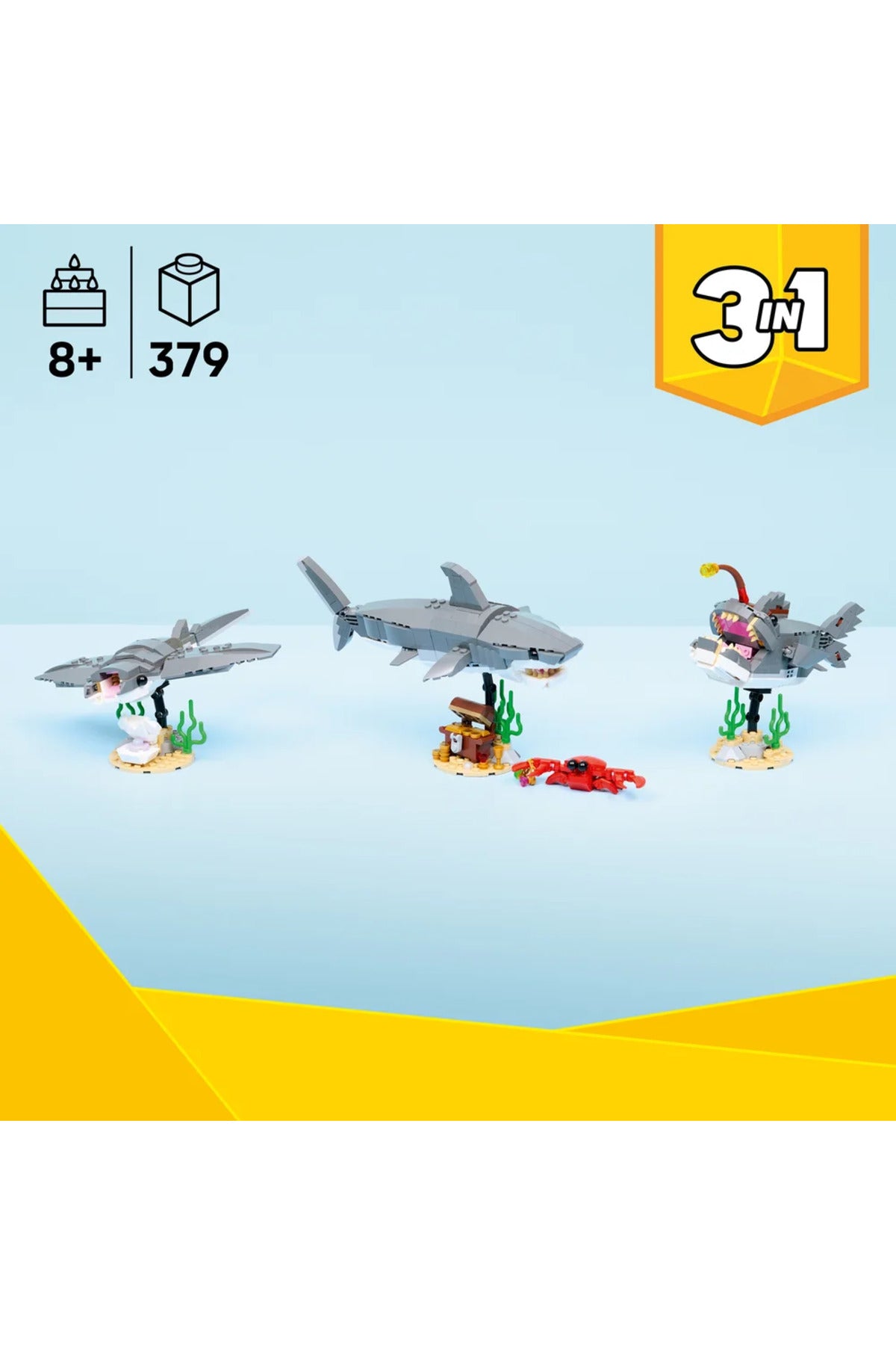 LEGO Creator Acımasız Köpek Balığı ile Hazine Sand 31381