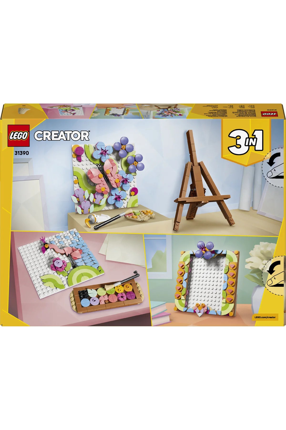 LEGO Creator Çiçekli Tablo 3'ü 1 Arada 31390