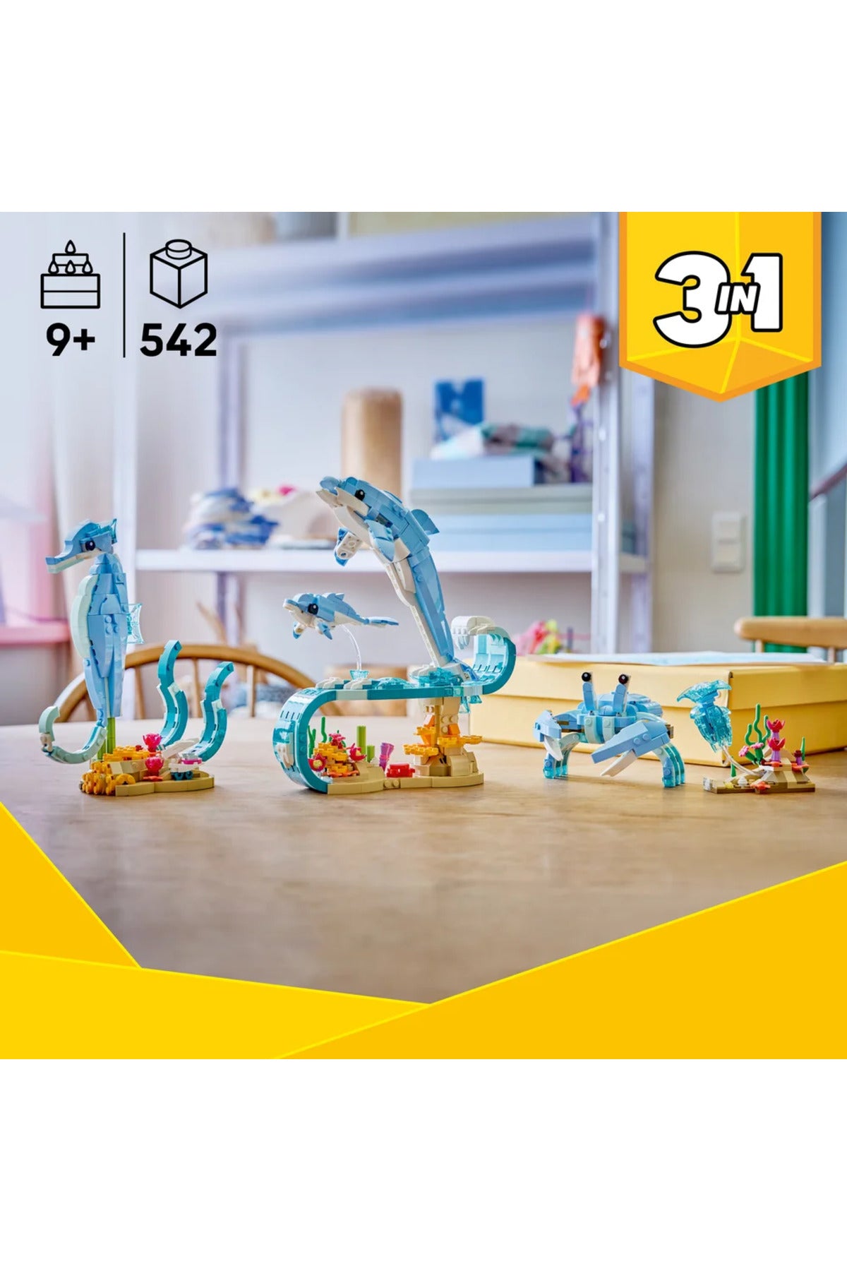 LEGO Creator Deniz Hayvanları Güzel Yunuslar 31385
