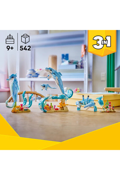 LEGO Creator Deniz Hayvanları Güzel Yunuslar 31385
