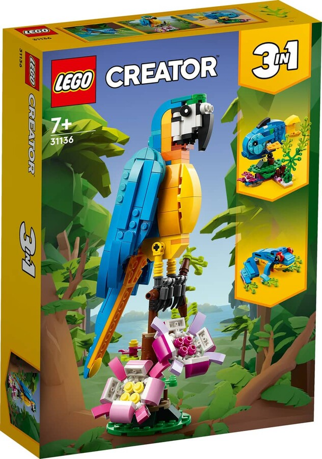 LEGO Creator Egzotik Papağan 31136
