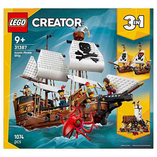 LEGO Creator İkonik Korsan Gemisi 3ü 1 Arada