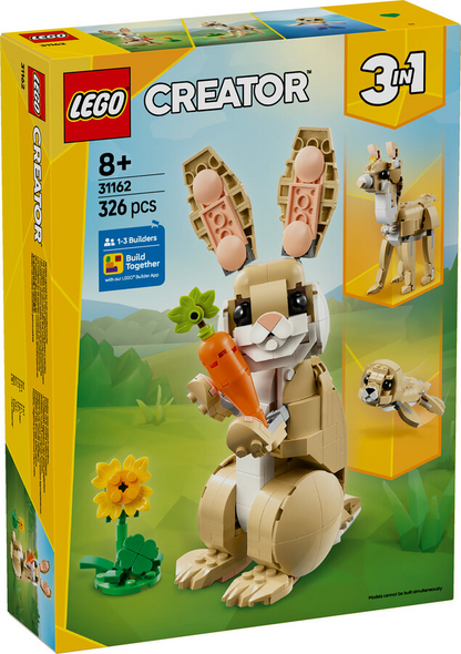 LEGO Creator 3'ü 1 Arada Sevimli Tavşan 31162