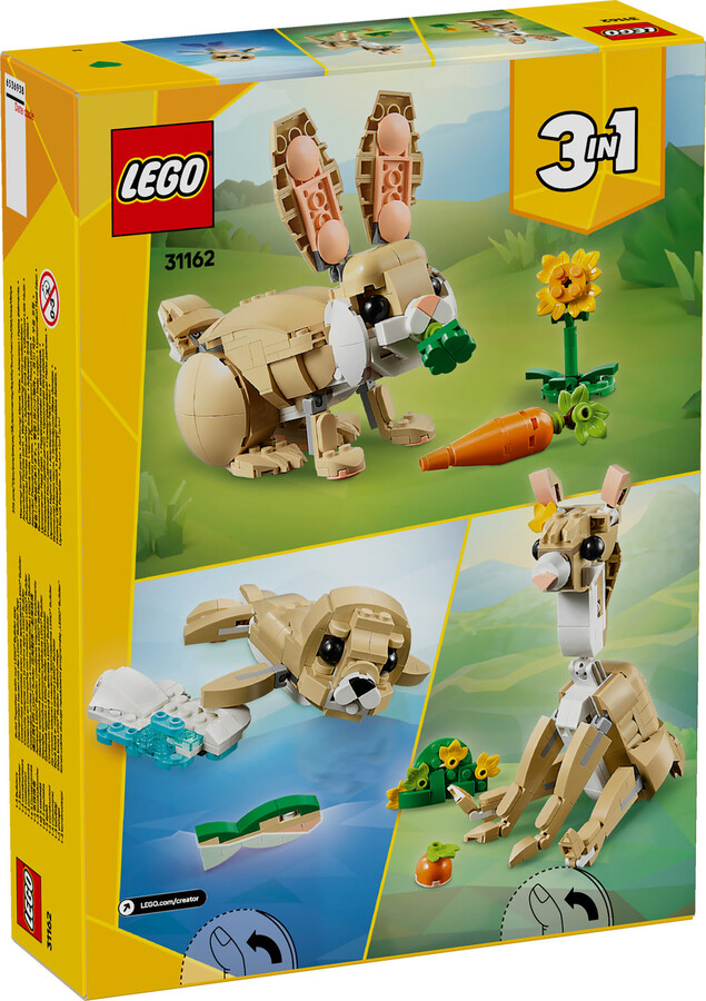 LEGO Creator 3'ü 1 Arada Sevimli Tavşan 31162
