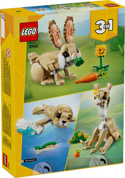 LEGO Creator 3'ü 1 Arada Sevimli Tavşan 31162