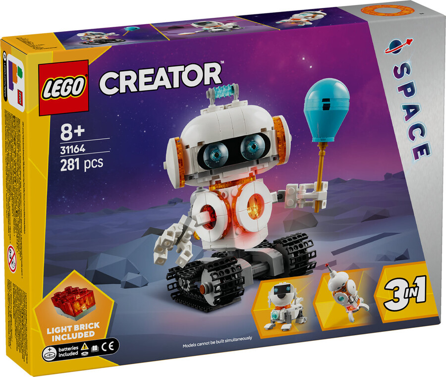LEGO Creator 3'ü 1 Arada Uzay Robotu 31164