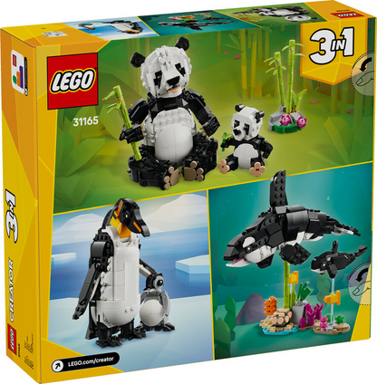 LEGO Creator 3'ü 1 Arada Vahşi Hayvanlar Panda Ailesi 31165