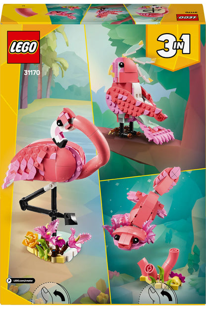 LEGO Creator Vahşi Hayvanlar Pembe Flamingo 31170
