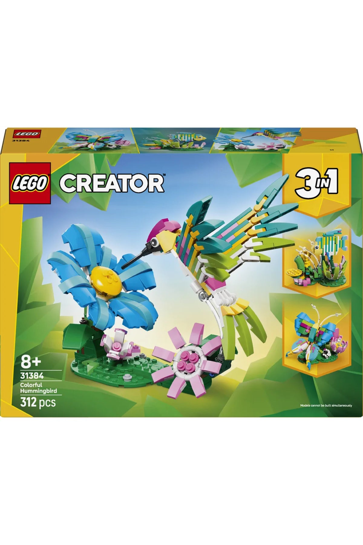 LEGO Creator Vahşi Hayvanlar Renkli Sinek Kuşu 31384