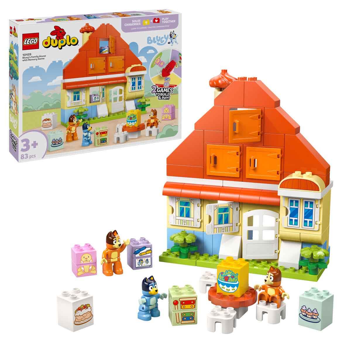 LEGO DUPLO Bluey Ailesinin Evi ve Hafıza Oyunu