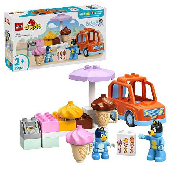 LEGO DUPLO Bluey ile Dondurma Gezisi