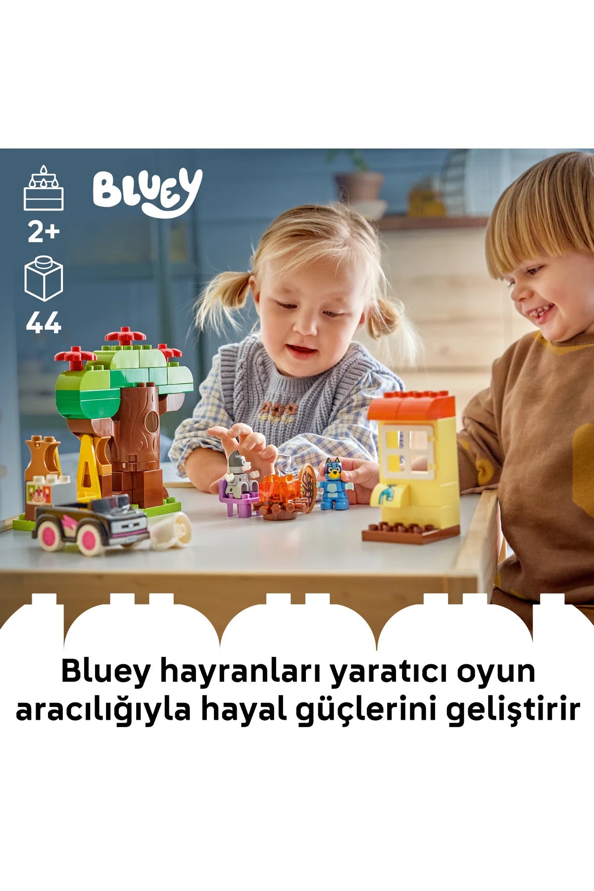 LEGO DUPLO Bluey Pizzacı Kızlar Muffin ve Bluey 10469