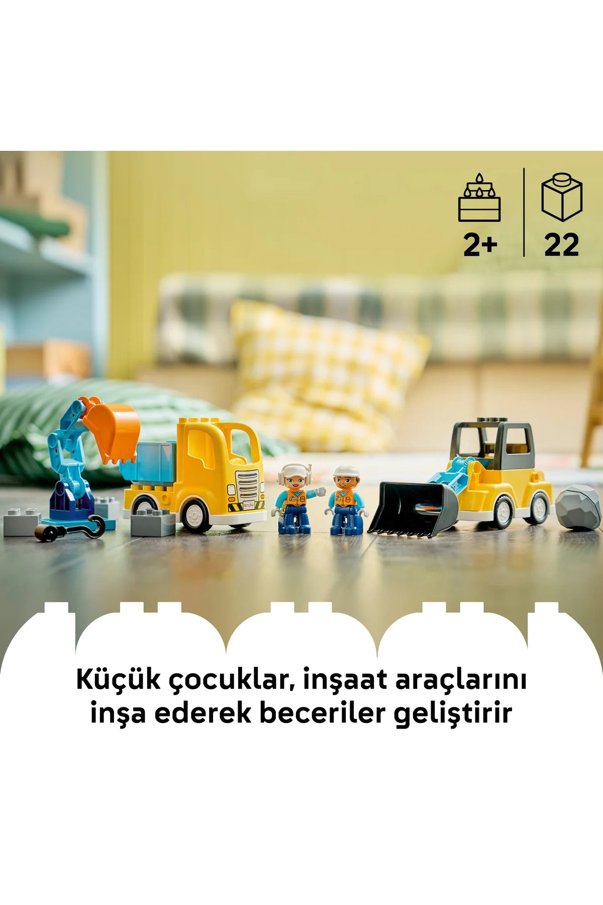 LEGO DUPLO İnşaat Araçları 3ü 1 Arada 10475