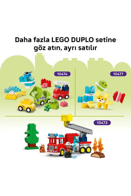 LEGO DUPLO İnşaat Araçları 3ü 1 Arada 10475