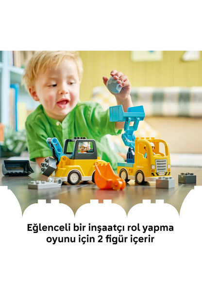 LEGO DUPLO İnşaat Araçları 3ü 1 Arada 10475