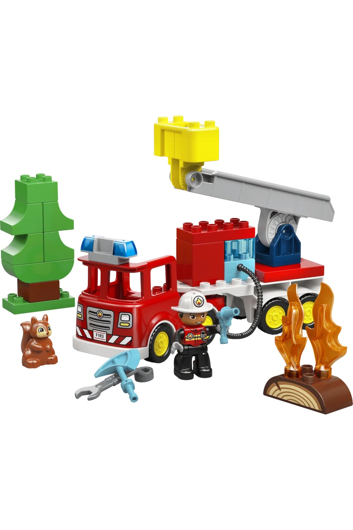 LEGO DUPLO İtfaiyeci ve Aracı Hortumlu 10473