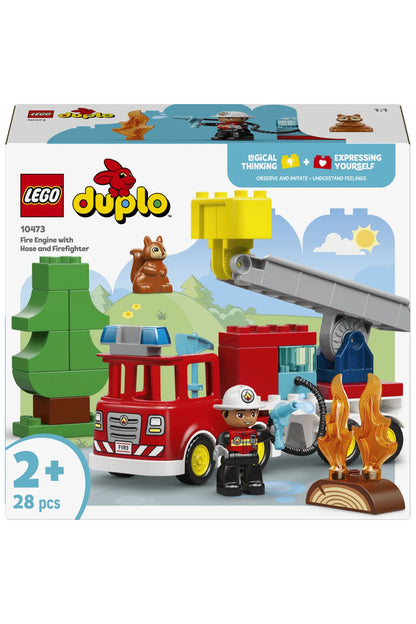 LEGO DUPLO İtfaiyeci ve Aracı Hortumlu 10473