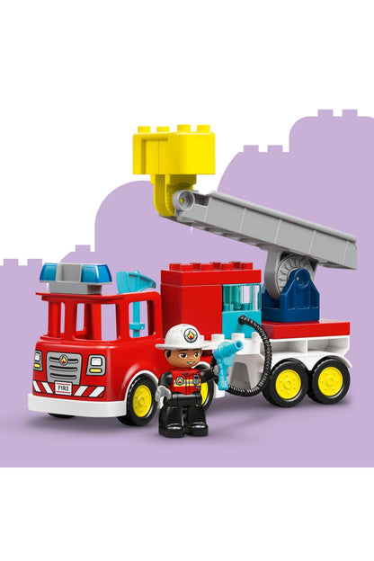 LEGO DUPLO İtfaiyeci ve Aracı Hortumlu 10473