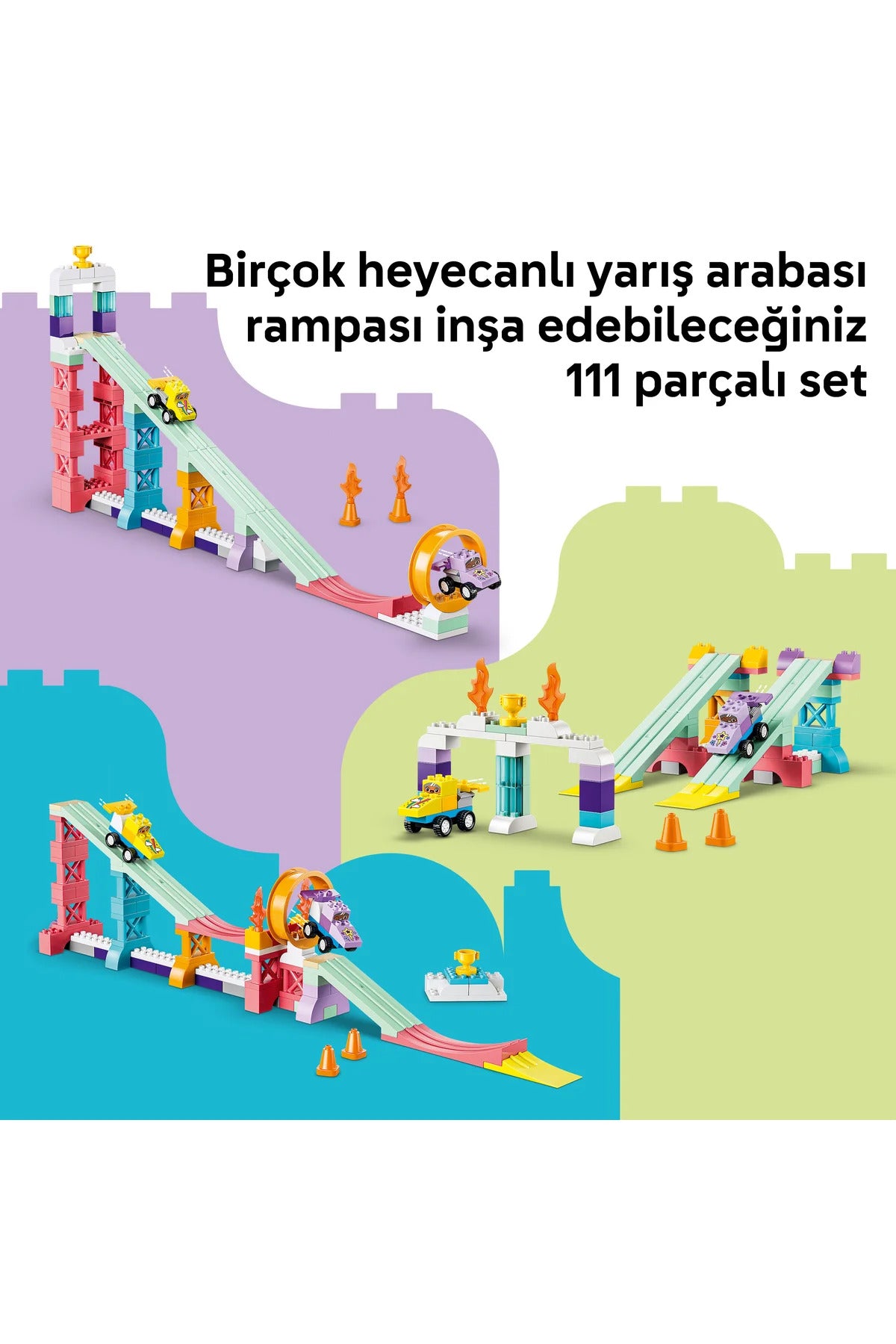 LEGO DUPLO Kasabası Araçlarla Yaratıcı Rampalar 10478