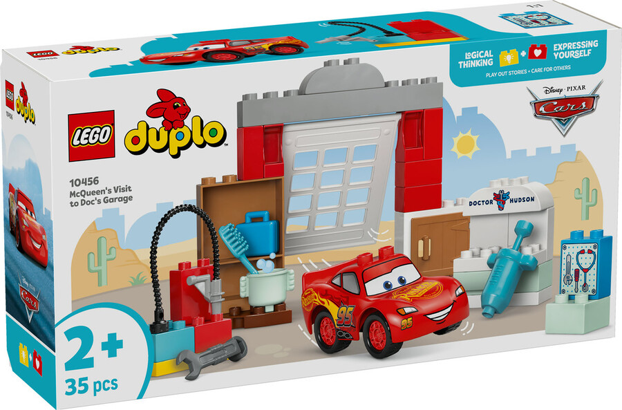 LEGO DUPLO McQueen in Doc'un Garajına Ziyareti 10456