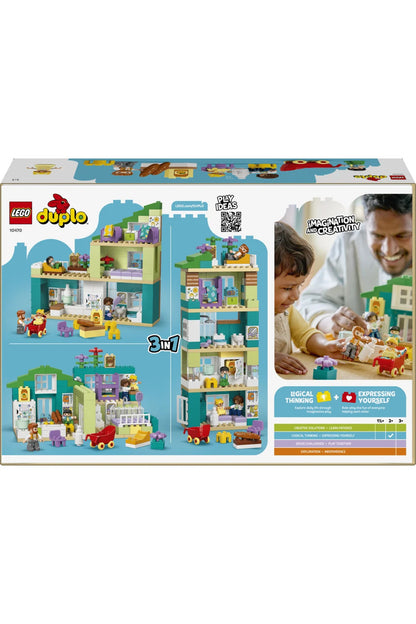 LEGO DUPLO Modern Aile Evi Figürlü 3ü 1 Arada 10470